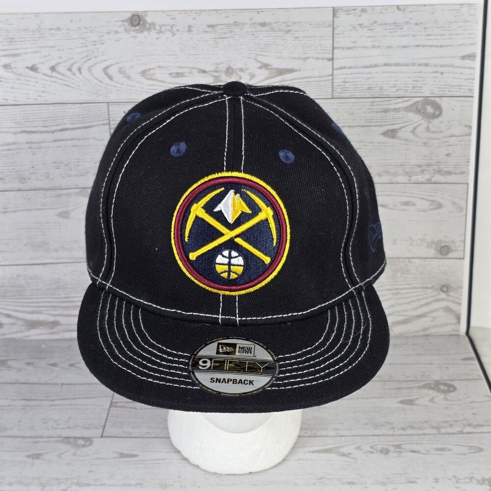 New Era Denver Nuggets Black & Blue Snapback Cap‎